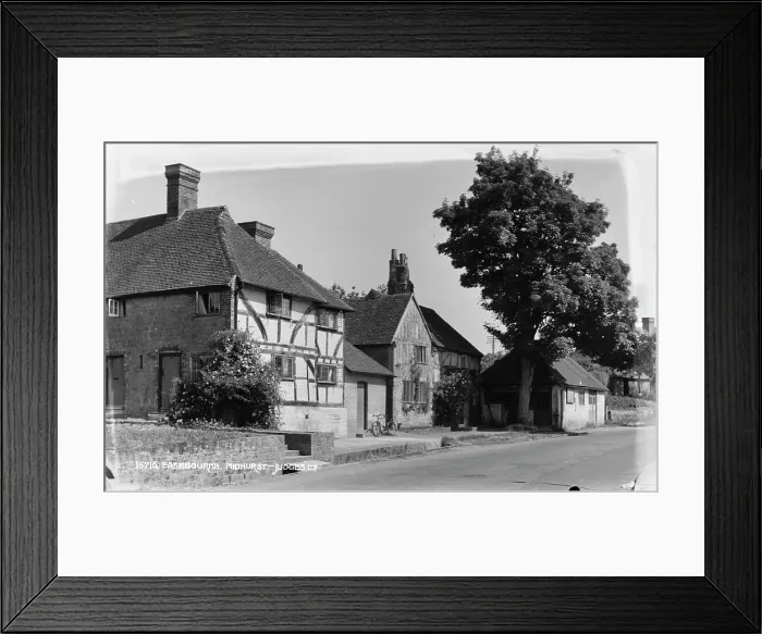Framed Print : Historic Homes in Easebourne Framed Print : Historic Homes in Easebourne
