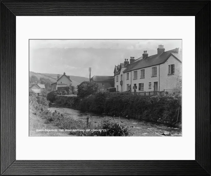 Framed Print : The Stag Hunters Inn in Brendon Framed Print : The Stag Hunters Inn in Brendon