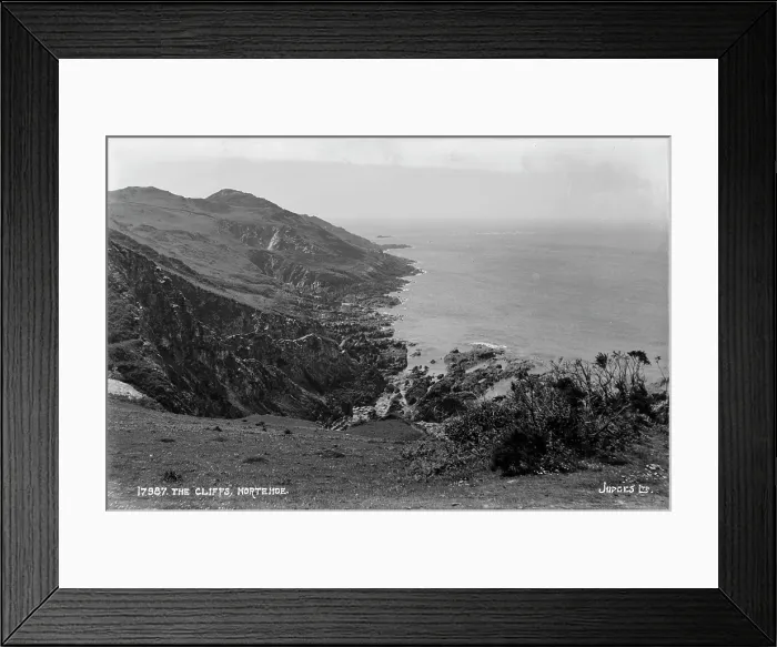 Framed Print : The Cliffs of Mortehoe Framed Print : The Cliffs of Mortehoe