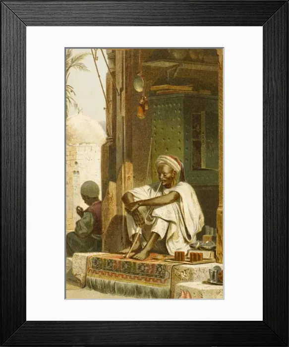 Framed Print : An early Egyptian Private Banker Framed Print : An early Egyptian Private Banker