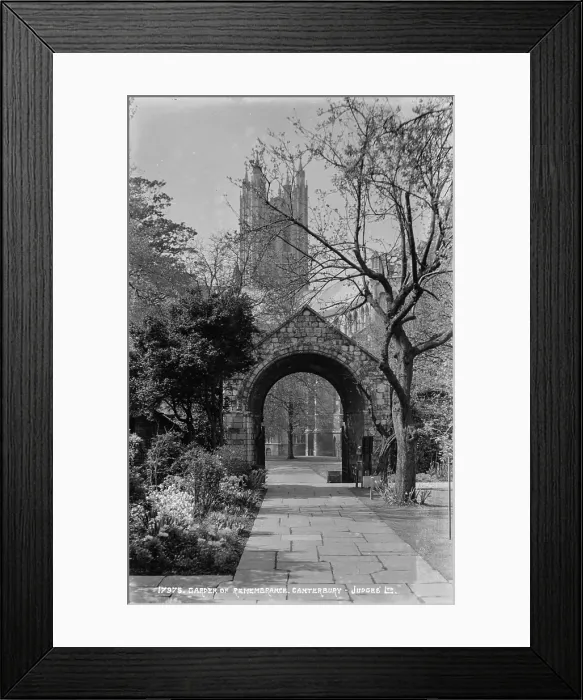 Framed Print : Garden of Remembrance, Canterbury Framed Print : Garden of Remembrance, Canterbury