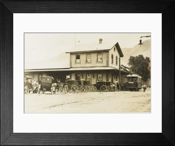 Framed Print : Mexico - Pachuca Railway Station Framed Print : Mexico - Pachuca Railway Station