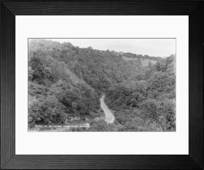 Framed Print : The Via Cellia, Derbyshire Framed Print : The Via Cellia, Derbyshire