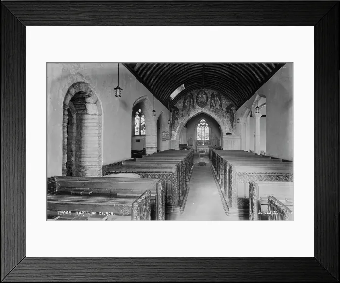 Framed Print : Interior of Mortehoe Church Framed Print : Interior of Mortehoe Church