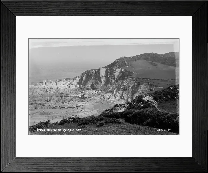 Framed Print : Mortehoe, Rockham Bay Framed Print : Mortehoe, Rockham Bay