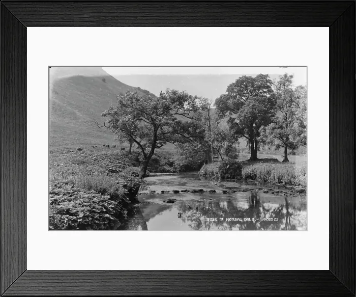 Framed Print : Tranquil Scene in Monsal Dale Framed Print : Tranquil Scene in Monsal Dale