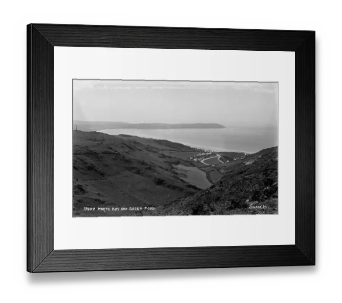 Framed Print : Morte Bay and Baggy Point Framed Print : Morte Bay and Baggy Point