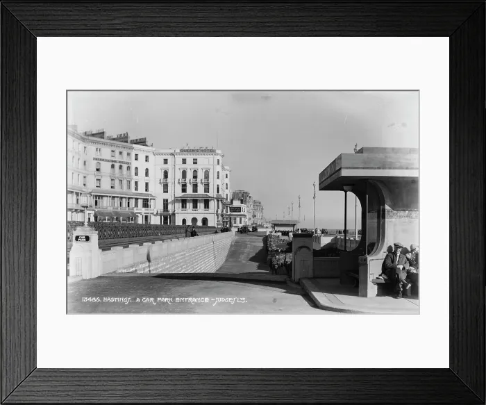 Framed Print : Hastings Car Park Entrance Framed Print : Hastings Car Park Entrance