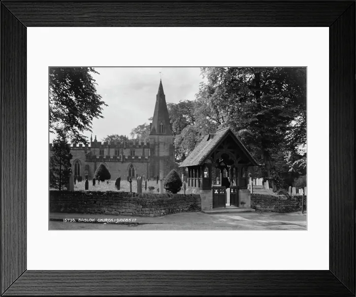 Framed Print : Baslow Church