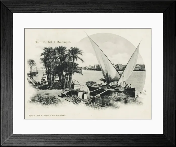 Framed Print : The River Nile at Boulaque Framed Print : The River Nile at Boulaque