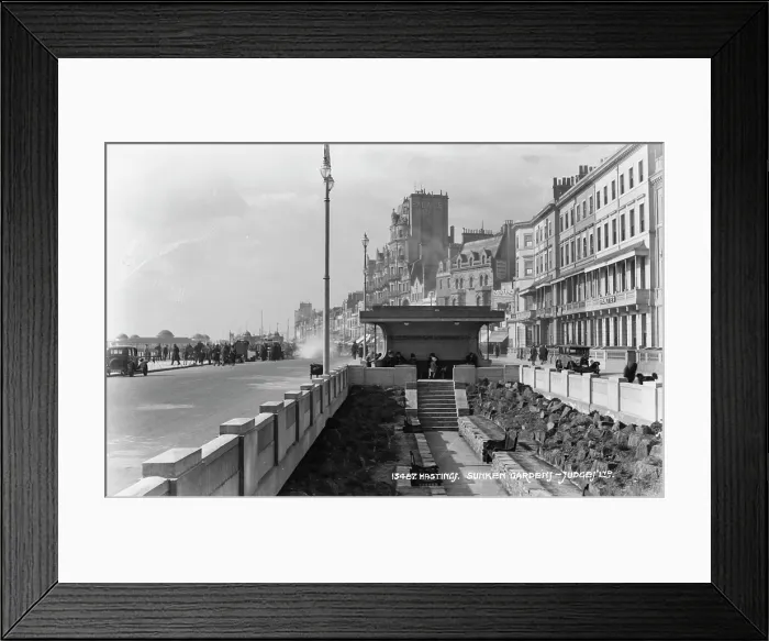 Framed Print : Sunken Gardens in Hastings Framed Print : Sunken Gardens in Hastings