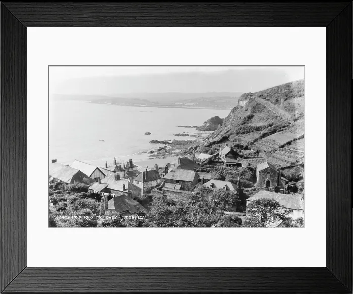 Framed Print : Coastal Village View Framed Print : Coastal Village View