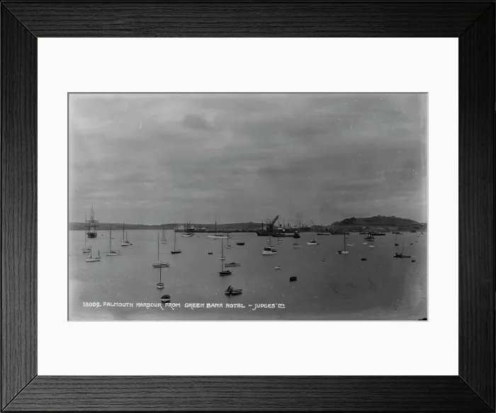 Framed Print : Falmouth Harbour from Green Bank Hotel Framed Print : Falmouth Harbour from Green Bank Hotel