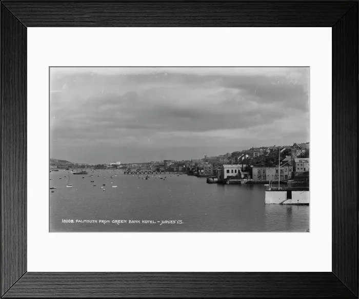 Framed Print : Falmouth from Green Bank Hotel Framed Print : Falmouth from Green Bank Hotel