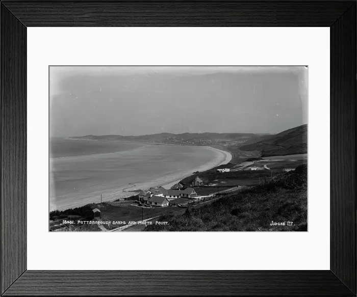 Framed Print : Puttsborough Sands and Morte Point Framed Print : Puttsborough Sands and Morte Point