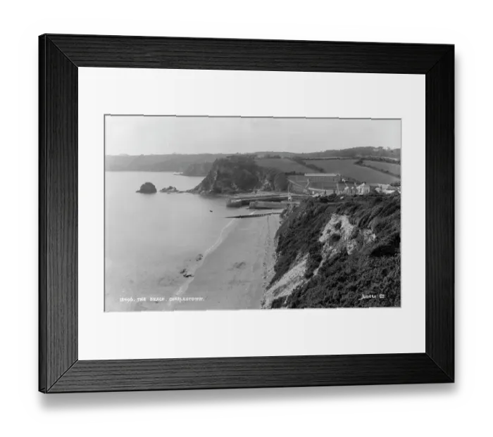 Framed Print : The Beach, Charlestown Framed Print : The Beach, Charlestown