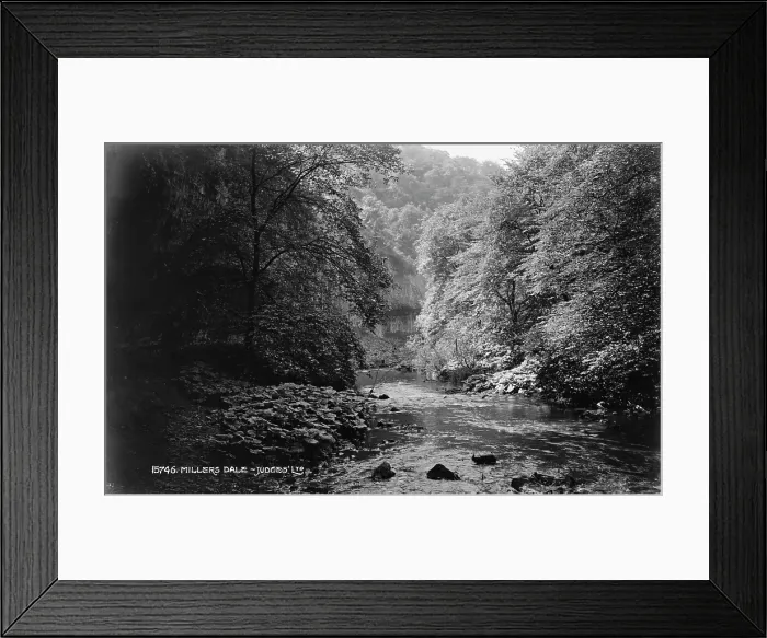 Framed Print : Millers Dale Framed Print : Millers Dale