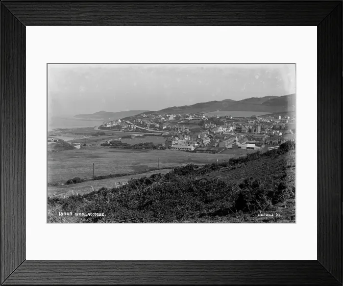 Framed Print : A Scenic View of Woolacombe Framed Print : A Scenic View of Woolacombe