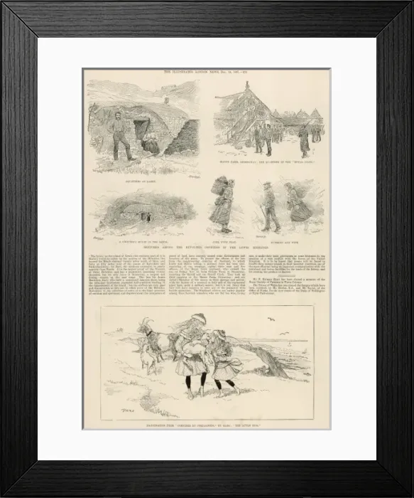 Framed Print : Military intervention on Lewis, 1887 Framed Print : Military intervention on Lewis, 1887