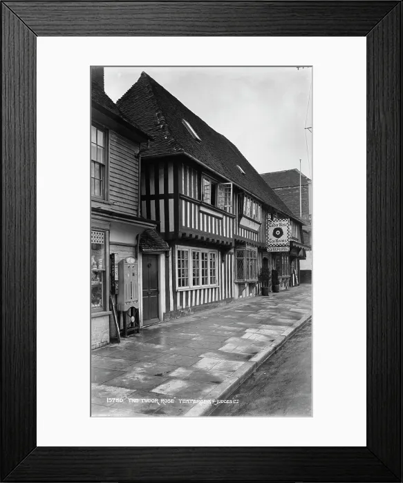 Framed Print : The Tudor Rose Tea Rooms Framed Print : The Tudor Rose Tea Rooms