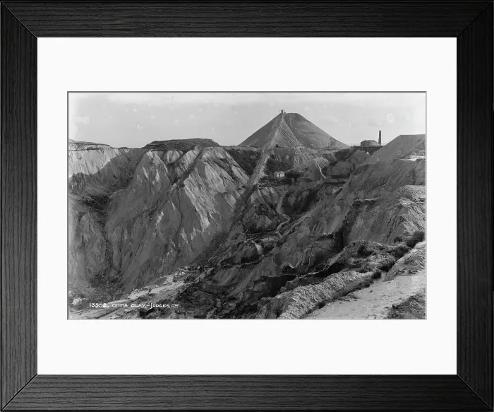 Framed Print : China Clay Mine Framed Print : China Clay Mine