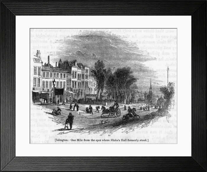 Framed Print : Upper Street Islington Framed Print : Upper Street Islington