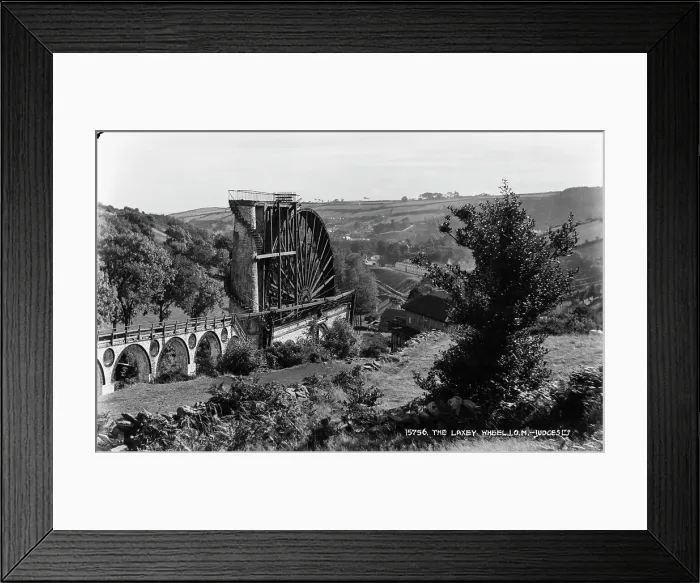Framed Print : The Laxey Wheel Framed Print : The Laxey Wheel