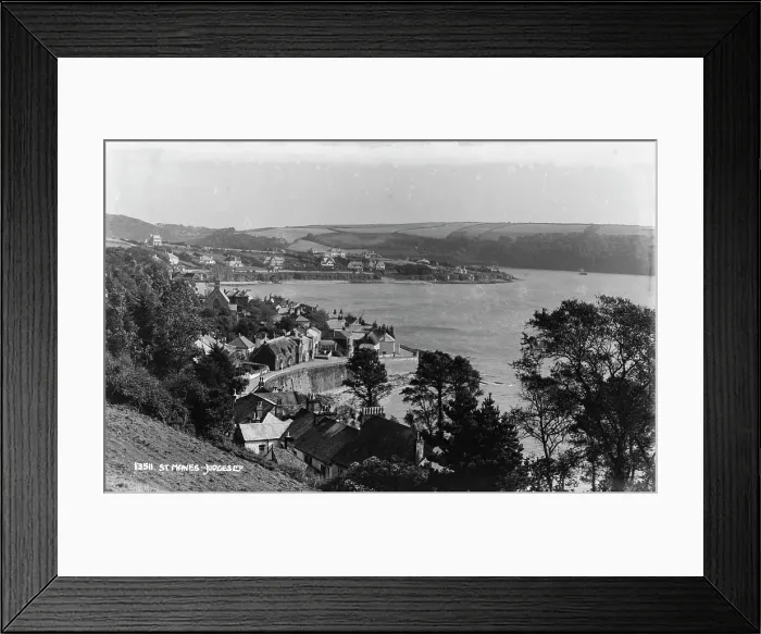 Framed Print : Scenic View of St. Manes Framed Print : Scenic View of St. Manes
