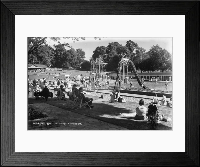 Framed Print : A Day at the Lido Framed Print : A Day at the Lido