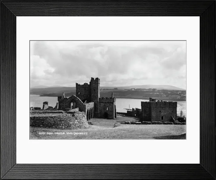Framed Print : Peel Castle Ruins Framed Print : Peel Castle Ruins