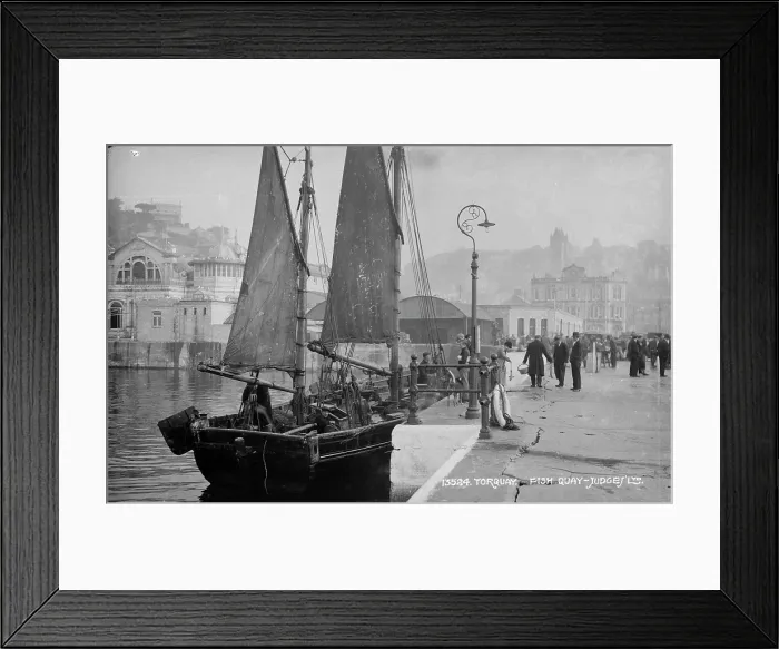 Framed Print : Fish Quay in Torquay Framed Print : Fish Quay in Torquay