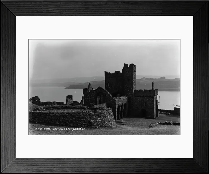 Framed Print : Peel Castle Ruins Framed Print : Peel Castle Ruins
