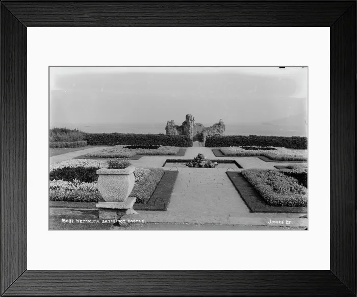 Framed Print : Sandfoot Castle Gardens Framed Print : Sandfoot Castle Gardens