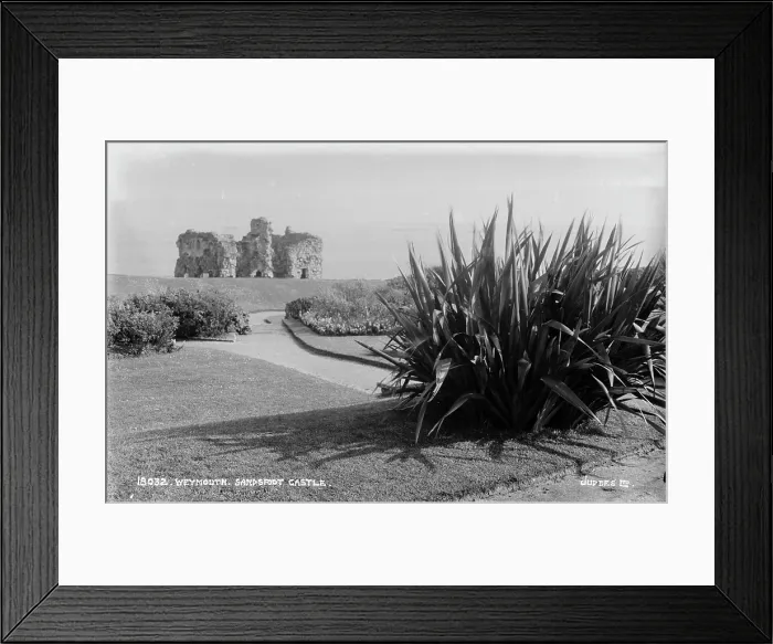 Framed Print : Sandsfoot Castle Ruins Framed Print : Sandsfoot Castle Ruins