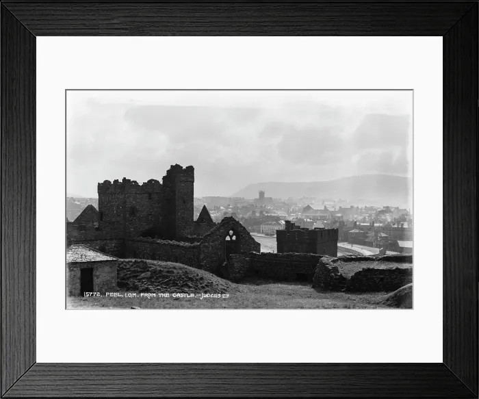 Framed Print : View from Peel Castle Framed Print : View from Peel Castle