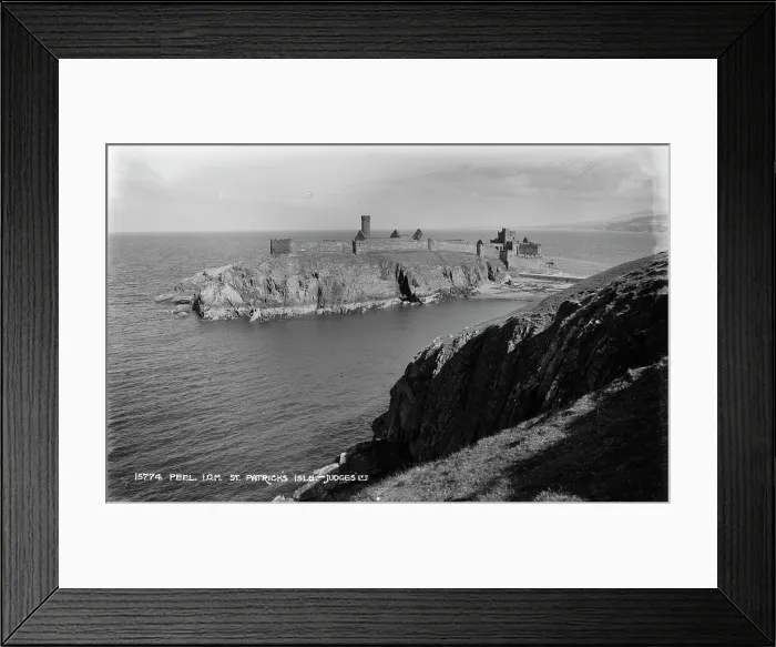 Framed Print : Peel Castle on St. Patrick's Isle Framed Print : Peel Castle on St. Patrick's Isle