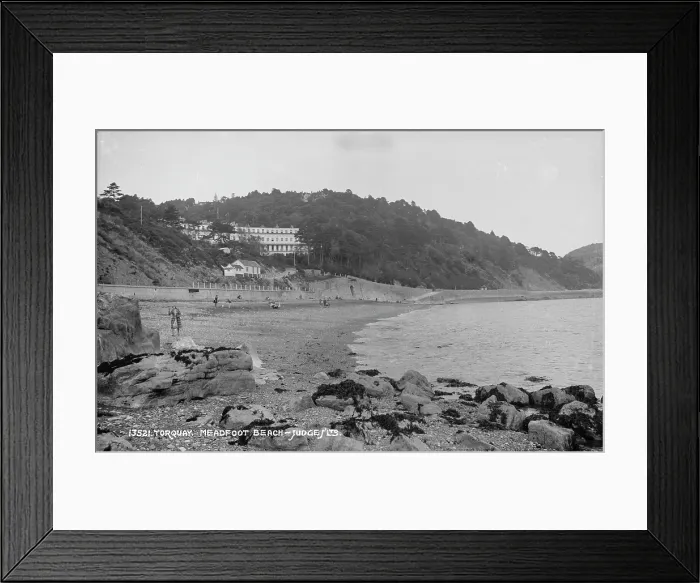 Framed Print : Meadfoot Beach, Torquay Framed Print : Meadfoot Beach, Torquay