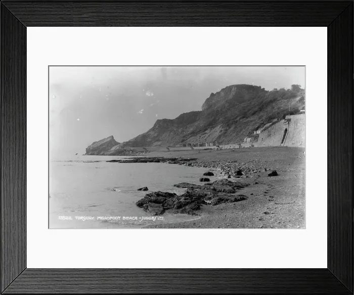 Framed Print : Meadfoot Beach, Torquay Framed Print : Meadfoot Beach, Torquay