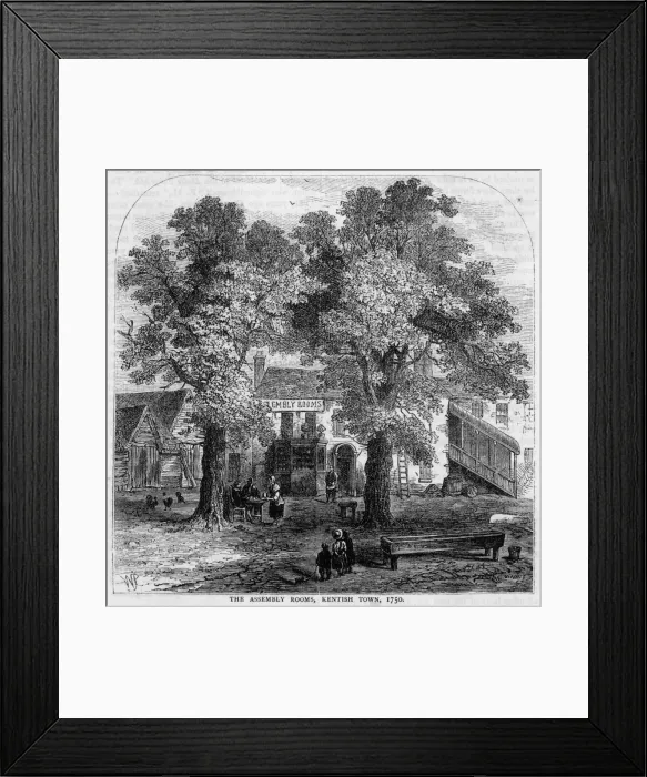 Framed Print : Kentish Town Rooms Framed Print : Kentish Town Rooms