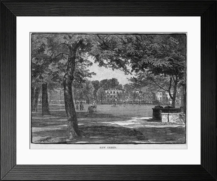 Framed Print : KEW GREEN. Kew Green Framed Print : KEW GREEN. Kew Green