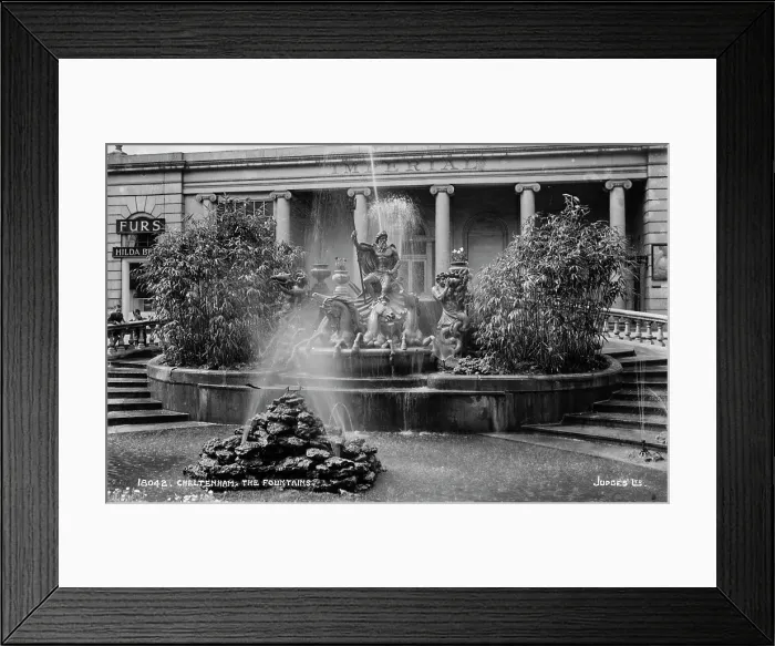Framed Print : The Fountains in Cheltenham Framed Print : The Fountains in Cheltenham