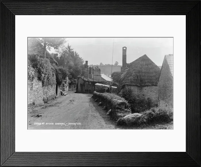 Framed Print : A Quiet Lane in Stoke Gabriel Framed Print : A Quiet Lane in Stoke Gabriel