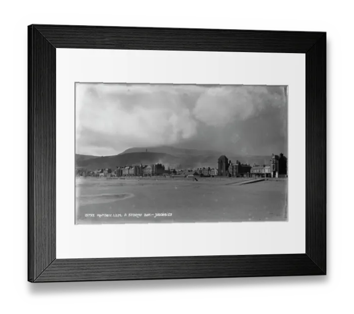 Framed Print : A Stormy Day in Ramsey Framed Print : A Stormy Day in Ramsey