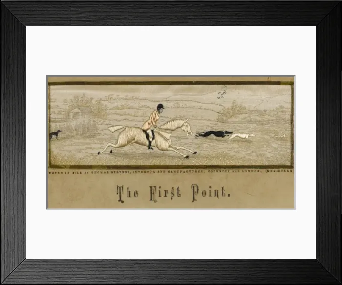 Framed Print : Hare Hunting / Silk Framed Print : Hare Hunting / Silk