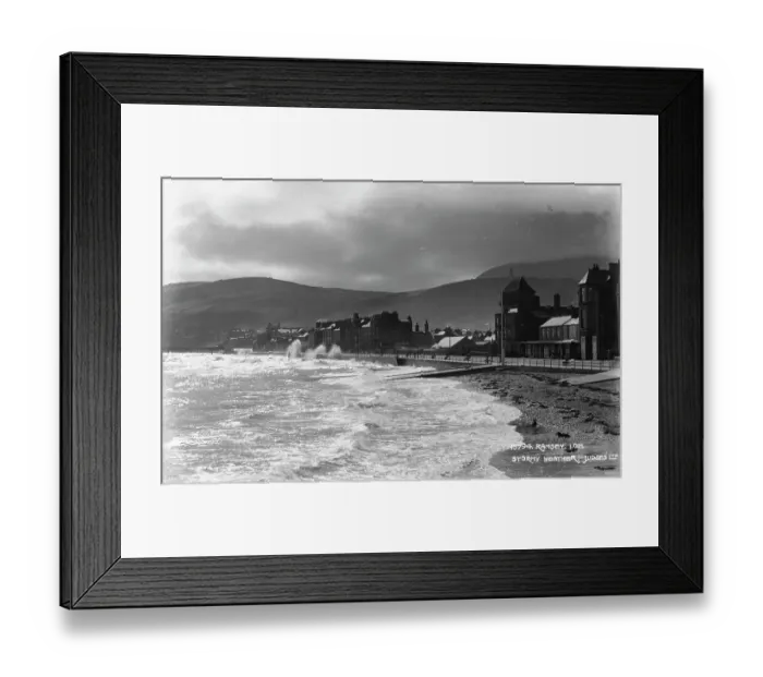 Framed Print : Stormy Weather at Ramsey Framed Print : Stormy Weather at Ramsey