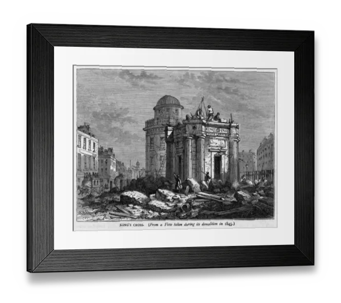 Framed Print : Kings Cross Demolished Framed Print : Kings Cross Demolished