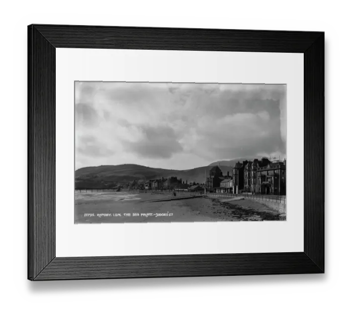 Framed Print : The Sea Front in Ramsey Framed Print : The Sea Front in Ramsey