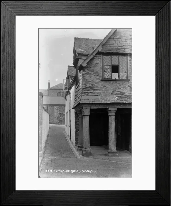 Framed Print : Historic Guildhall in Totnes Framed Print : Historic Guildhall in Totnes