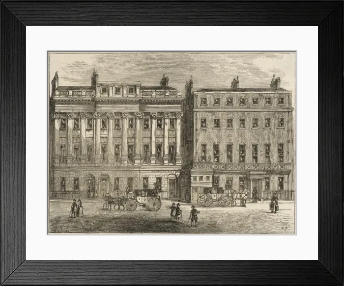 Framed Print : Hamilton Place Framed Print : Hamilton Place