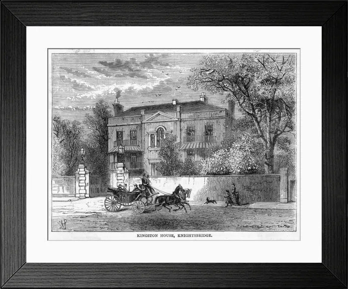Framed Print : Kingston House